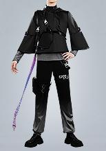 バーチャルYouTuber Vtuber ローレン 4周年新衣装 黒 コスプレ衣装