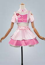 ウマ娘プリティーダービー 「めにしゅき♡ラッシュっしゅ！」4周年ライブ衣装  ピンク コスプレ衣装